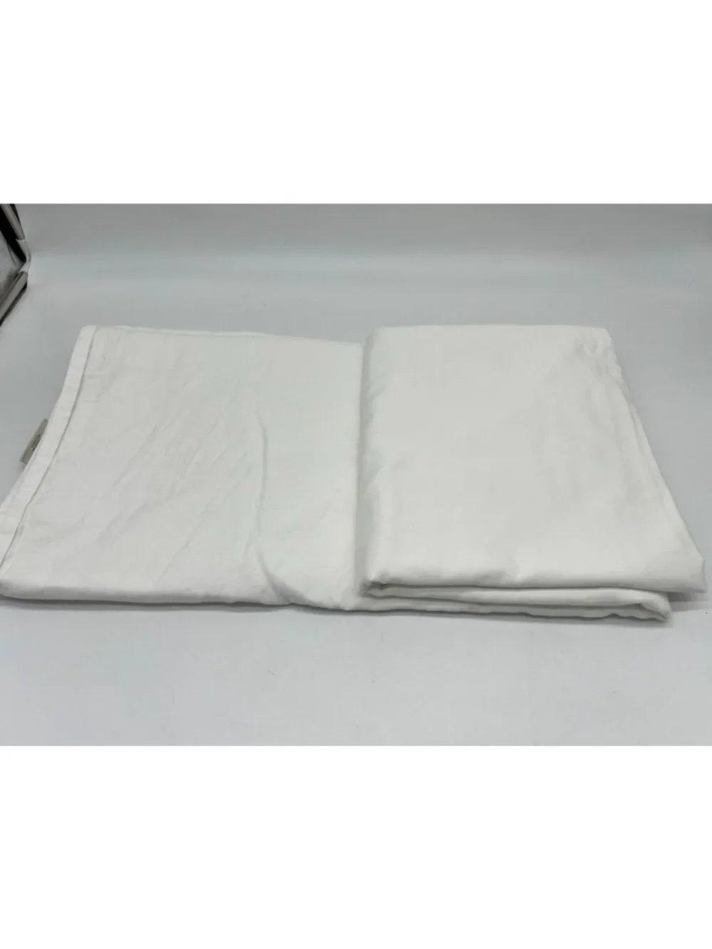 Casaluna Classic White 100% Supima Cotton Flat Sheet Bedding Lightweight
